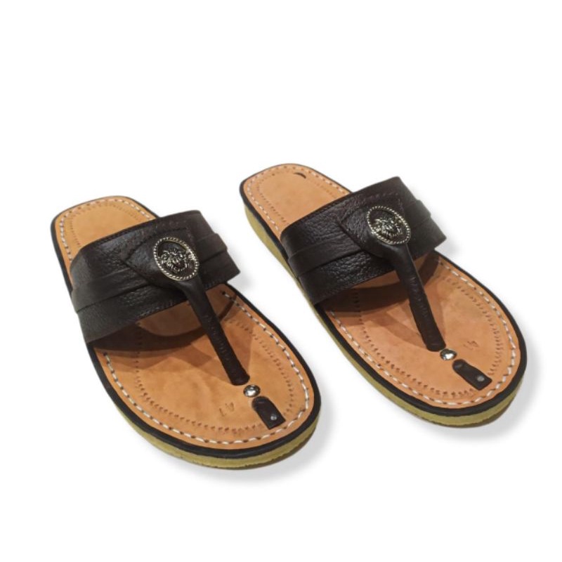 tarumpah sandal kulit pria asli sukaregang garut model capit