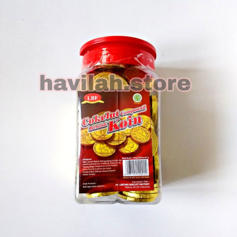 

Coklat koin LBF toples