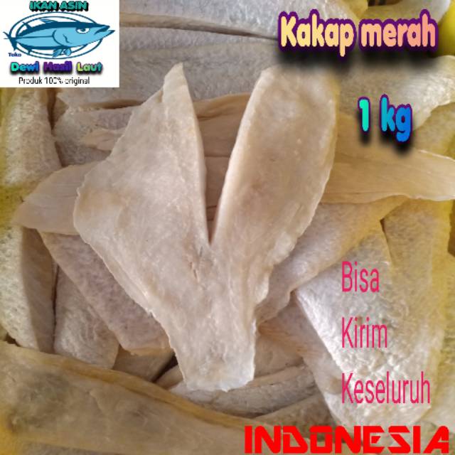 

Ikan asin kakap merah 1 kg