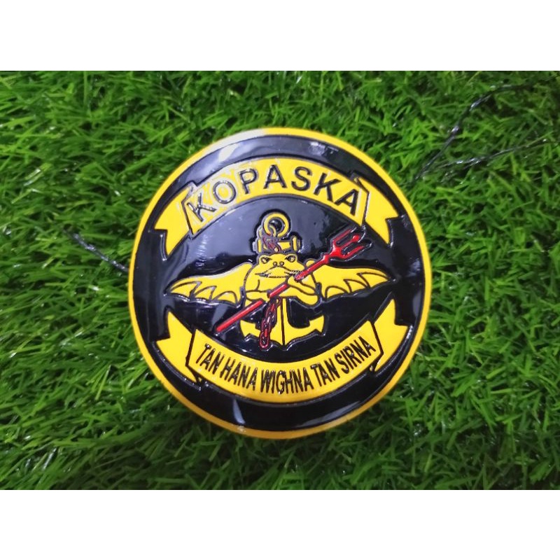 Stiker Timbul Logo KOPASKA Diameter 80mm