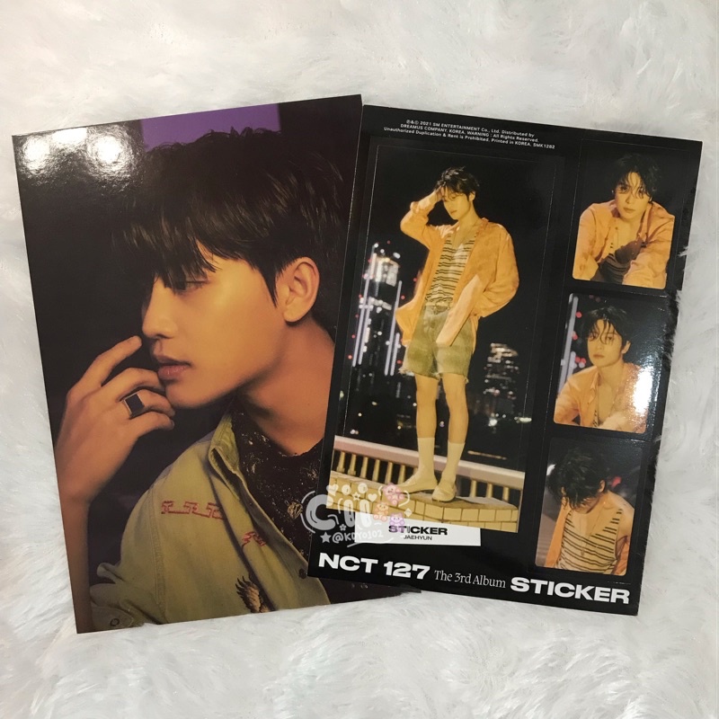 Sticker Jaehyun & Postcard Taeil Album Sticker ( Seoul ver )