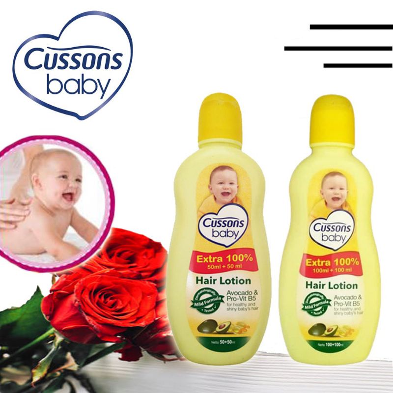 CUSSONS BABY HAIR LOT AVOCADO 50/100ml