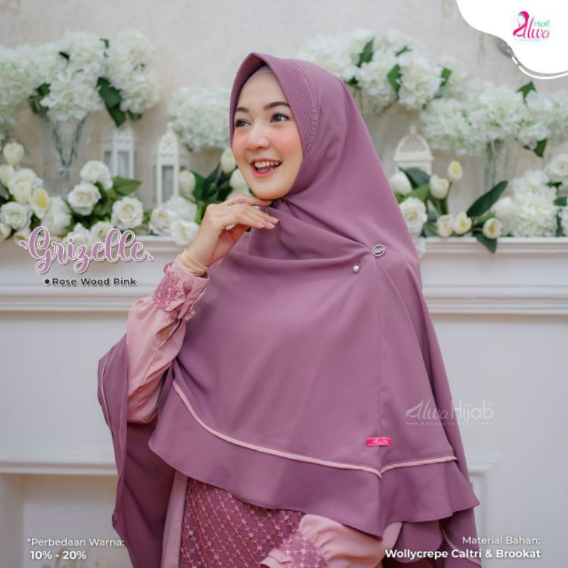 GAMIS SYARI  GRIZELLE 1 SET KHIMAR || ALWA HIJAB