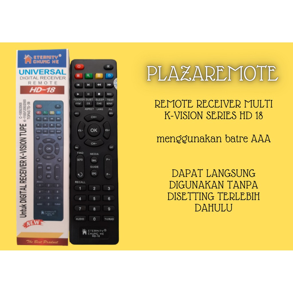 remote kvision receiver multi hd18 Bromo C2000 New K1100 K1200 K2000 C1000 / Topas TS-39 Multi