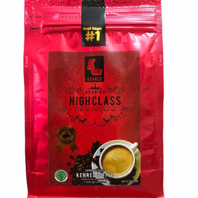 

Kenred Kopi Gayo Arabika High Class 200 gram