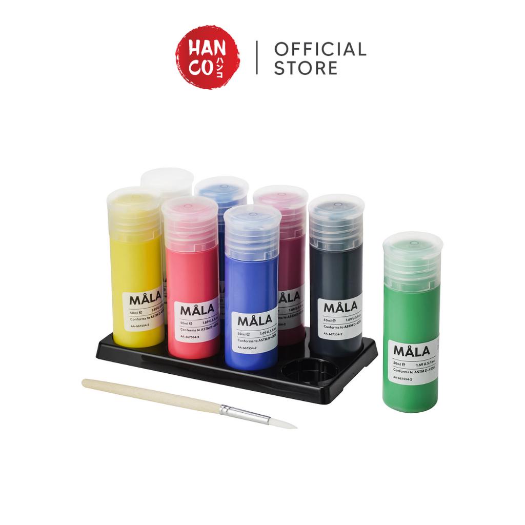

HANCO MALA Cat, warna campuran, bahan cat, mainan anak volume 400ml isi 8 pcs IKEA MA348