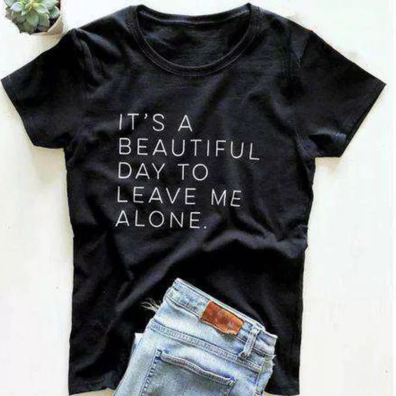 MYSTIQUE.ID-BAJU KAOS IT'S A BEAUTIFUL DAY T-SHIRT LUCU DAN AESTHETIC