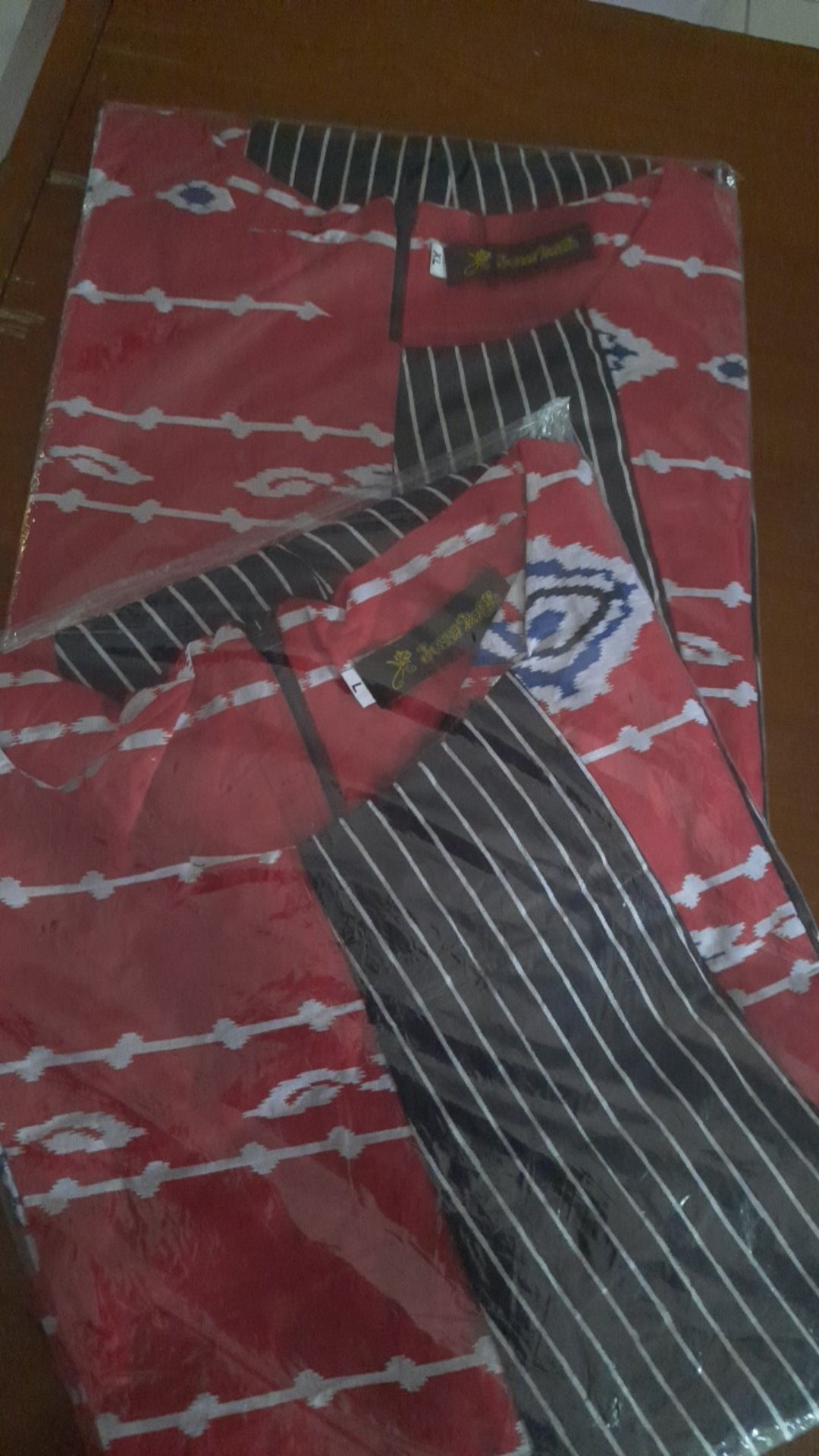 Tunik Kombi Salur Faresa Atasan Batik Kerja Modern Kasual Elegan