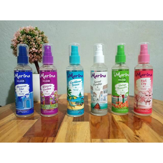 Body Mist Parfum Marina, Marina Hijab 100ml