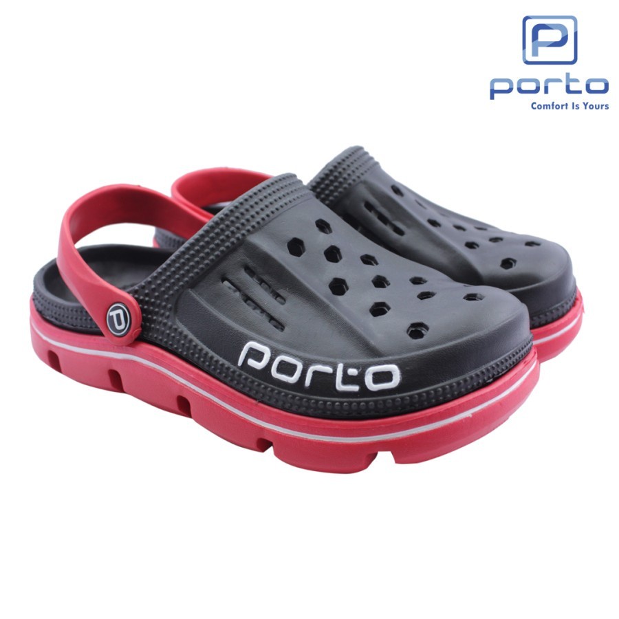 Sandal Slop / Sandal Sepatu Karet / Sepatu  Pria Porto 1006 M