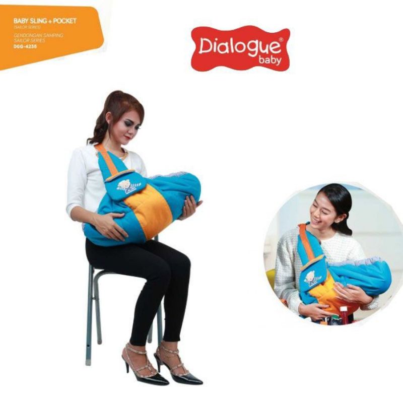 Dialogue Baby DGG 4235 Gendongan Bayi Samping Baby Carrier