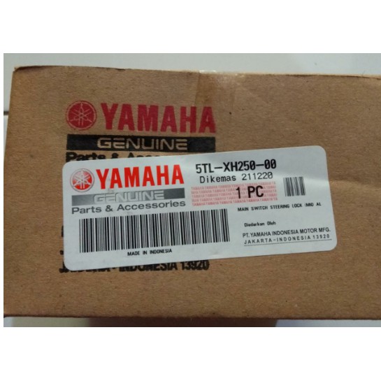 Kunci Kontak Set Main Switch Assy Yamaha Mio Tahun 2006 5TL XH250 00