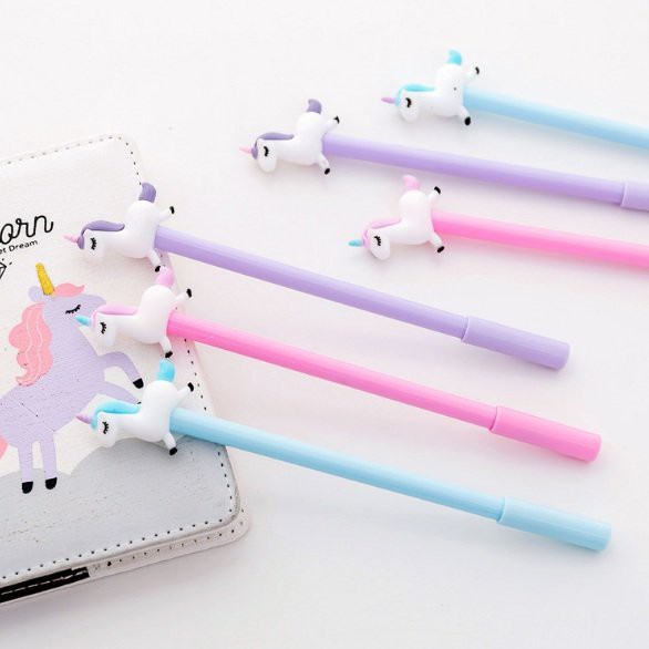 INFY - PENA UNICORN FULL BODY PEN GEL  KARAKTER UNICORN PULPEN UNICORN LUCU COD MURAH R207