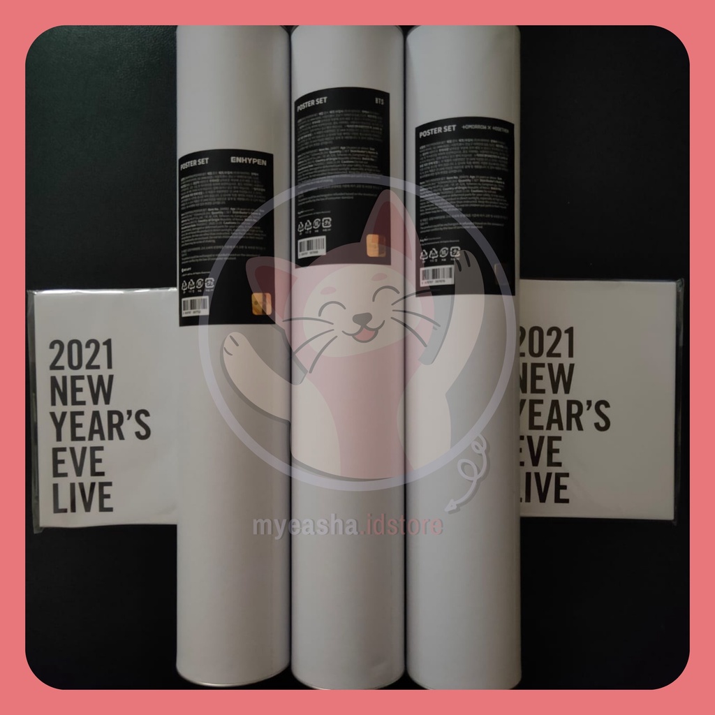[Ready Stock] MERCH NYEL 2021 POSTCARD POSTER BTS TXT EHNYPEN