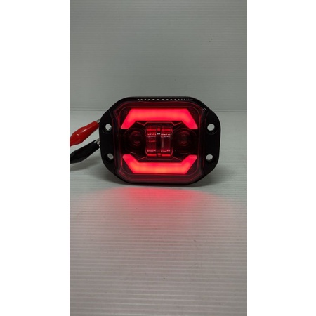 headlamp klx crf wr led lampu case besi casing kesing besi + alis / lampu depan klx cr wr supermoto