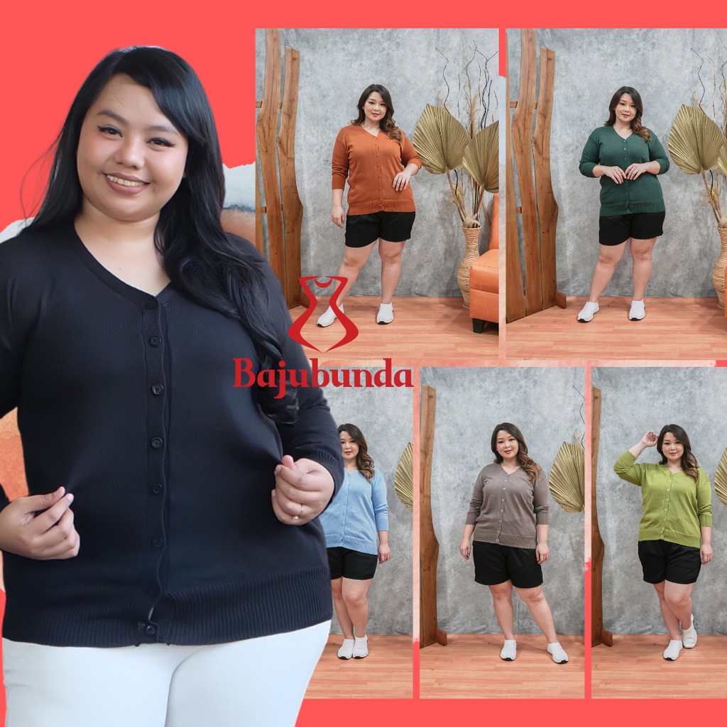 LD 120 130 CARDIGAN RAJUT OVERSIZE WANITA JUMBO KARDIGAN BIG SIZE BAJUBUNDA