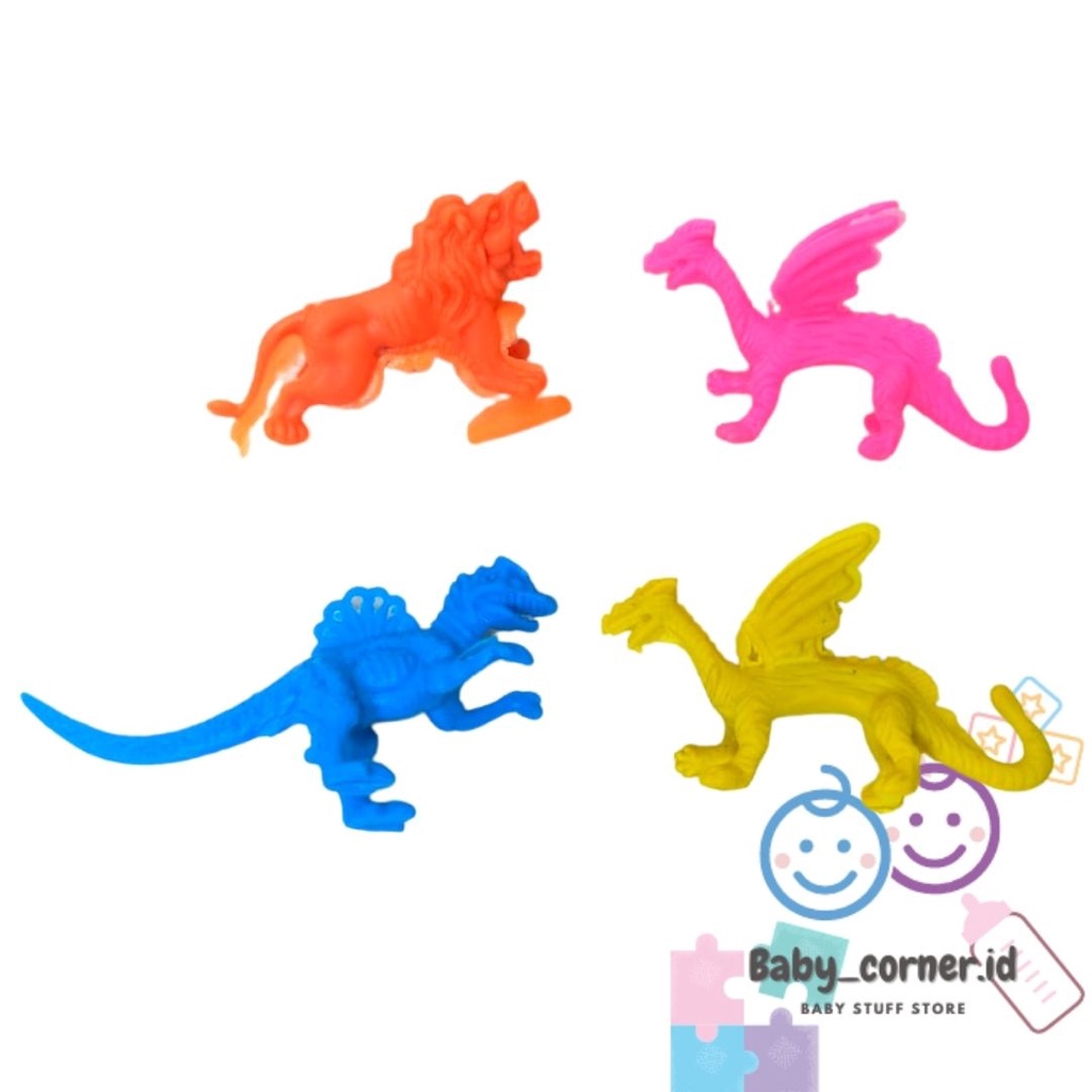 Mainan Replika Dinosaurus Murah | Mainan hewan kecil plastik animal figure, wild animal, sea animal,dinosaurus | cocok buat rendeman bola dan sensori