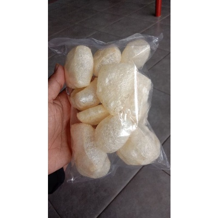 

Kerupuk Kuli Asli Sapi Halal / Dorokdok Rasa Gurih Asin Sedang,Kemasan Ekonomis Nett 65 Gram