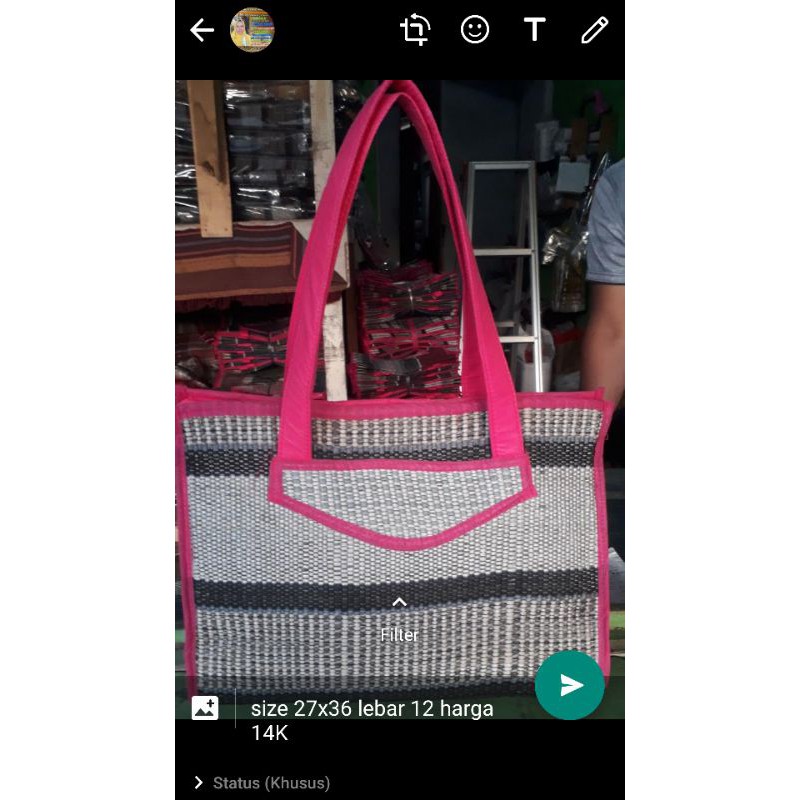 

TAS SOUVENIR HAJADAN BAHAN BENANG