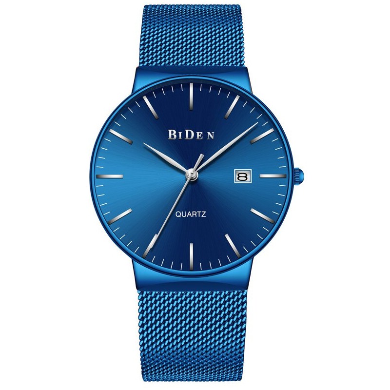 Biden Watch 0047 Unisex Blue Jam Tangan Original