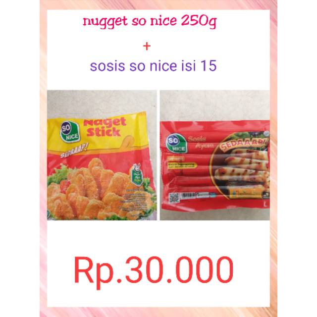 

Nugget so nice + sosis so nice
