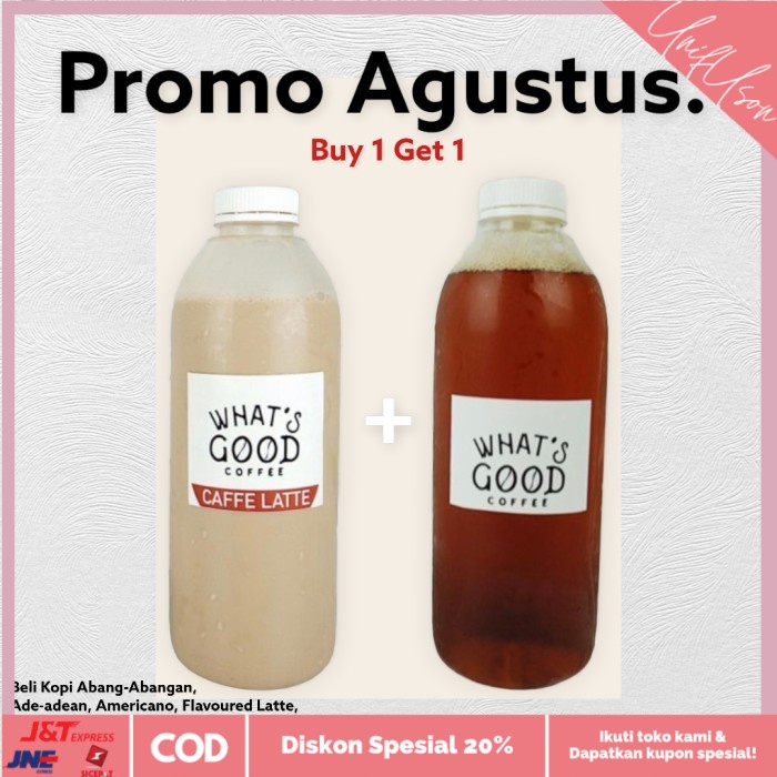 

⭐COD⭐ Promo Agustus Beli Minuman 1 Liter Gratis Ice Shaken Tea