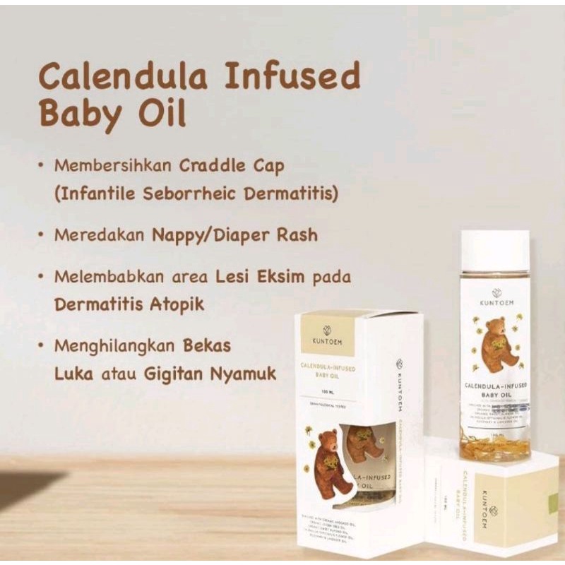 Kuntoem Calendula Infused baby Oil Kuntoem Nuturing mama Oil