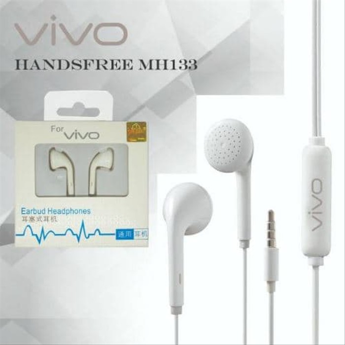 EARPHONE XIAOMI/OPPO/VIVO/REDMI/SAMSUNG/ASUS HANDFREE EARPHONE UNIVERSAL BASS PACKING PUTIHTIP