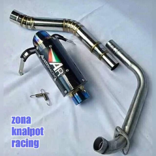 KNALPOT AUSTIN RACING VIXION R15 BISON XABRE GSX.KNALPOT AUSTIN RACING