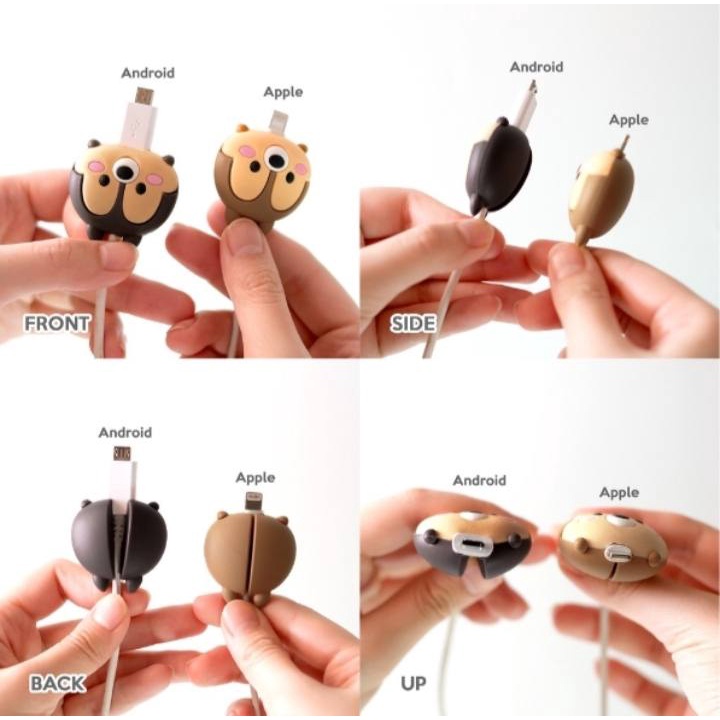 TSUM TSUM - Cable Bite/ Pelindung Ujung Kabel/ Cable Saver/ Cable Protector