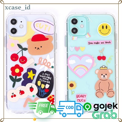 Beary Soft Case Shockproof [1] FOR REALME VIVO IPHONE 11 6 7 8 X XS XR PRO MAX