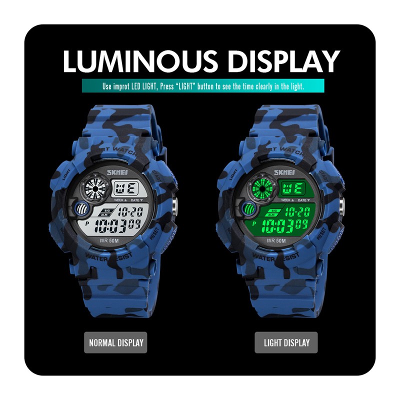 SKMEI 1718 Jam Tangan Pria Digital Chronograph Anti Air WATCHKITE WKOS