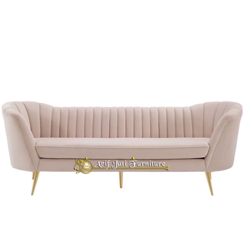 Sofa Kerang/Kursi Pelaminan Kerang Modern Minimalis