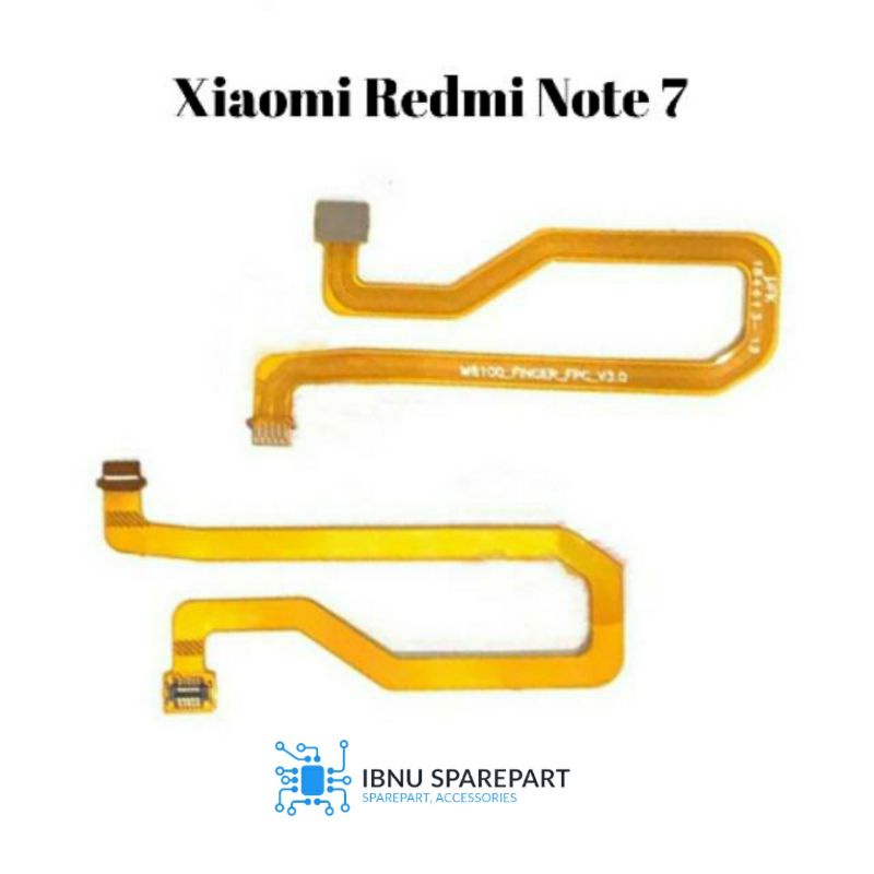FLEXIBEL FLEXIBLE KONEKTOR PENGHUBUNG FINGER PRINT XIAOMI REDMI NOTE 7