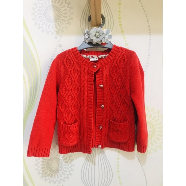 Sweater rajut Pl anak motif kepang brand Alfonso