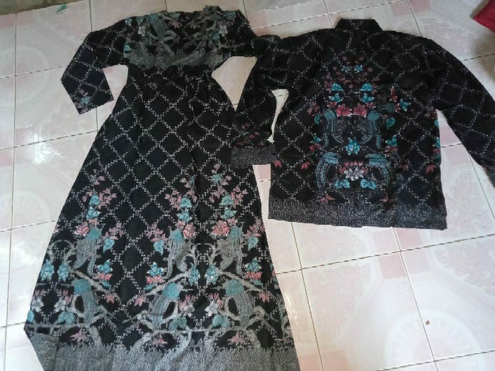 Couple Batik Keluarga || Setelan Couple Batik Ayah Ibu Anak Cewek Cowok || Couple Batik Family Gamis