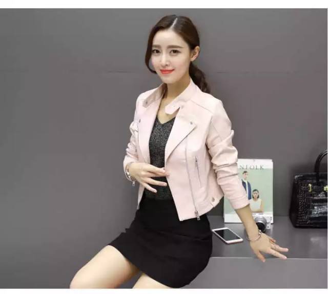 Baru jaket korea pop wanita tangan panjang musim semi