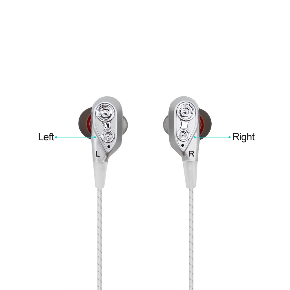 Earphone In Ear HiFi Stereo Kabel Jack 3.5mm Panjang 1.1M Untuk Olahraga Lari