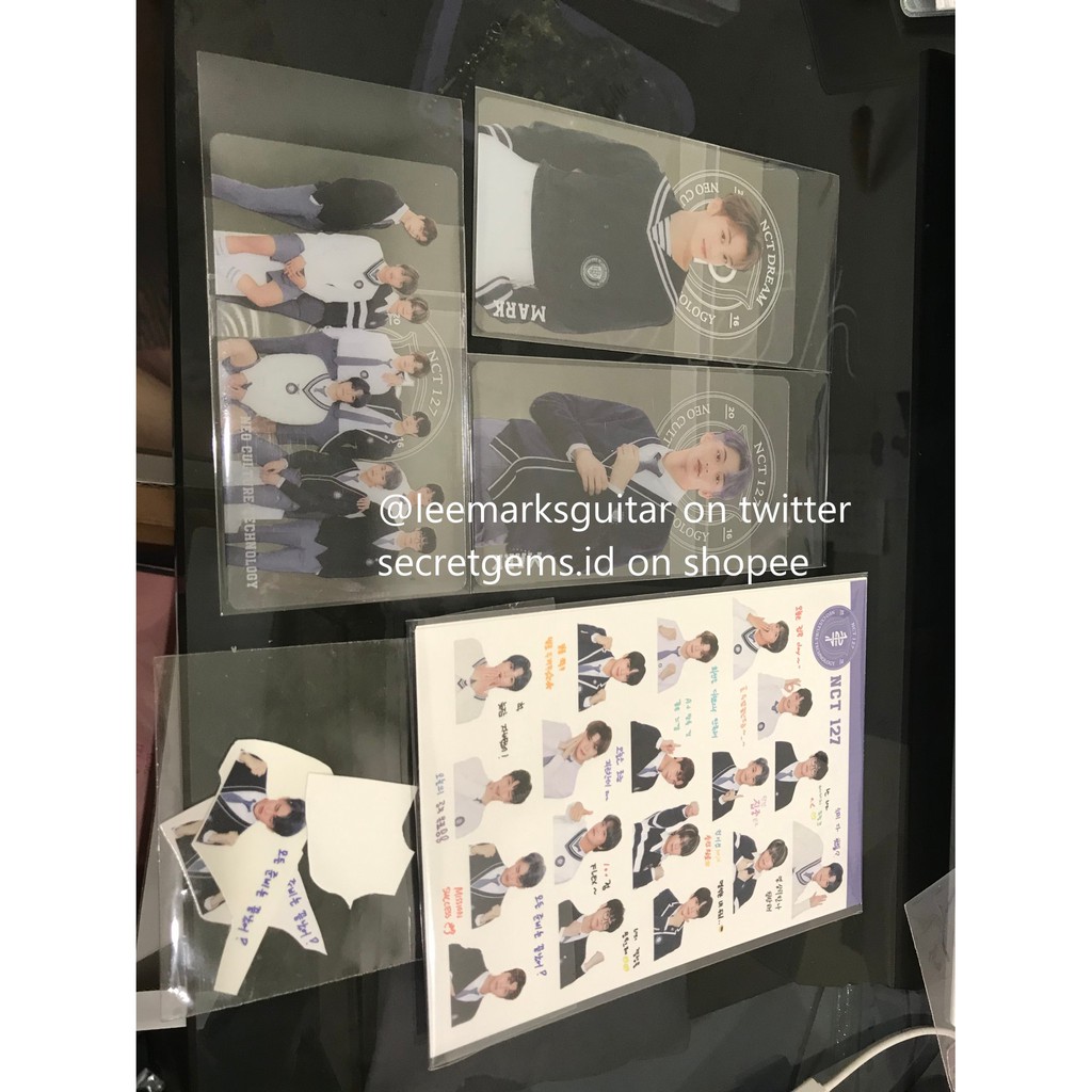 nct 127 + mark dream + 127 bookmark pc b2s bromide ready ina