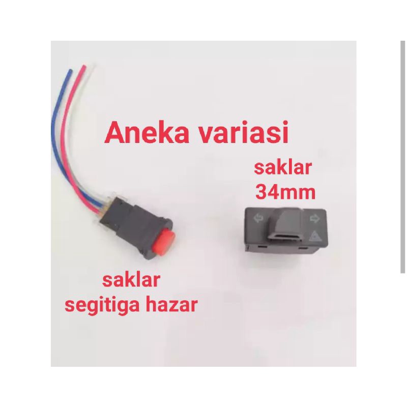 saklar sein sen Honda 34mm + tombol segitiga hazar