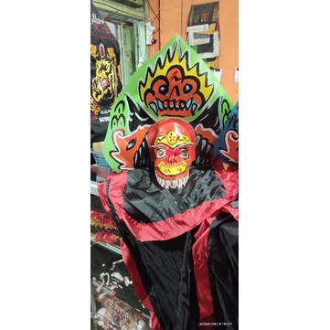 barongan spon anak kemul panjang murah / barongan / reog / pecut bopo / pecut / devil / ganongan / bujang ganong