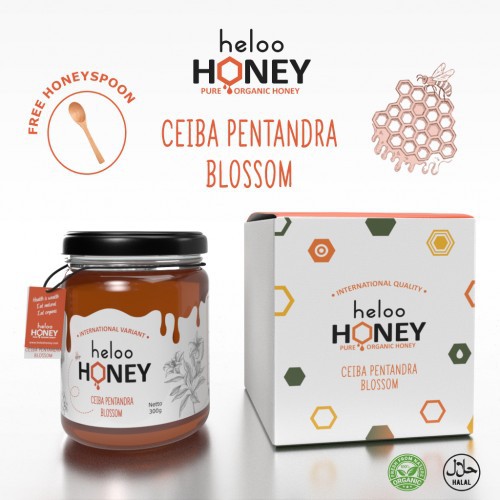 

MADU MURNI HELOO HONEY 300g APIS MELIFERA CEIBA PETANDRA ANTIOKSIDAN
