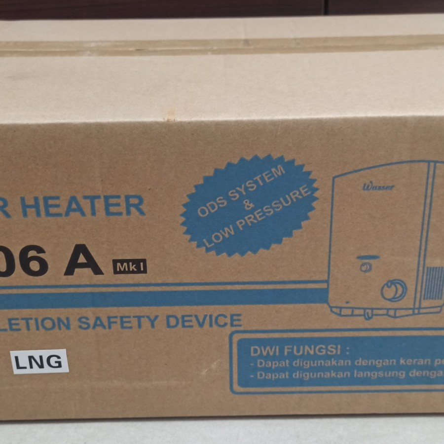 WATER HEATER GAS ALAM WASSER WASSER WH 506 A LNG