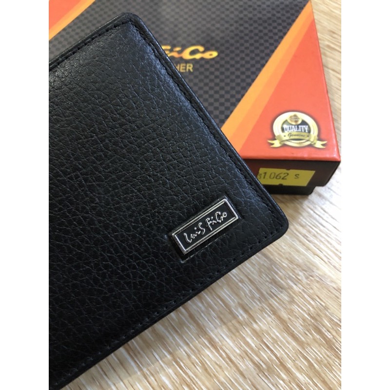 DOMPET KULIT ASLI DOMPET PRIA KULIT ASLI DOMPET KULIT MURAH MERIAH LUIS FIGO DOMPET LOGO KULIT