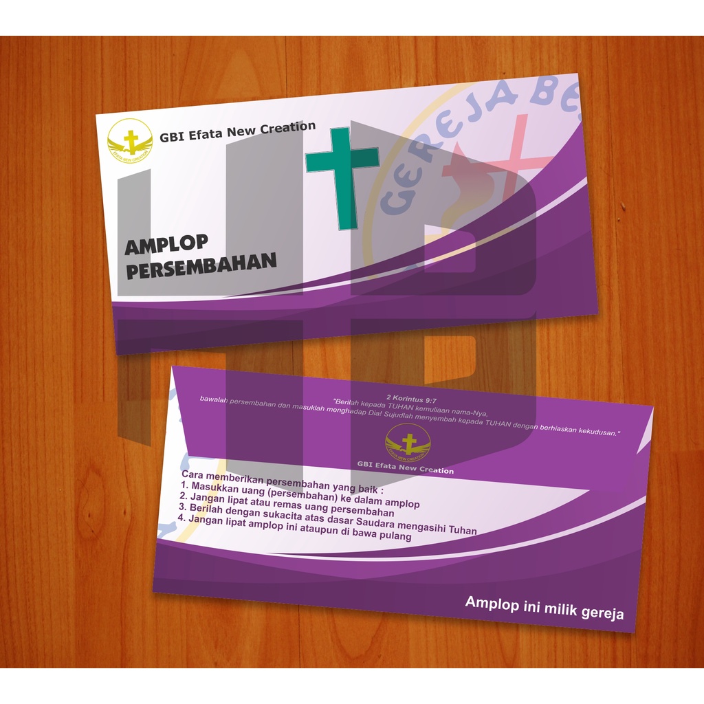 

Amplop Persembahan GBI Efata New Creation