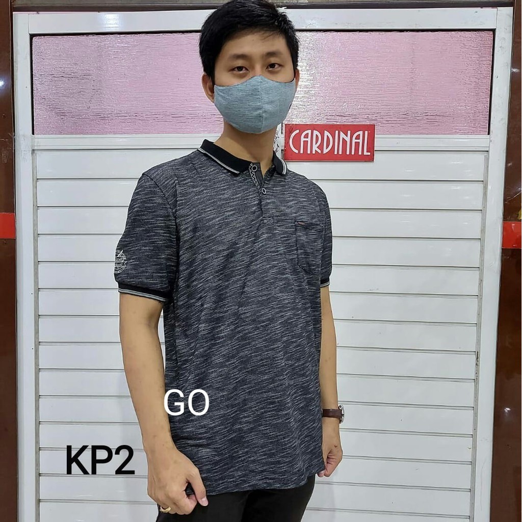 BB KP CARDINAL KAOS POLO Cowok Kaos Pria Lengan Pendek Pakaian Laki Laki Dewasa Berkerah Casual