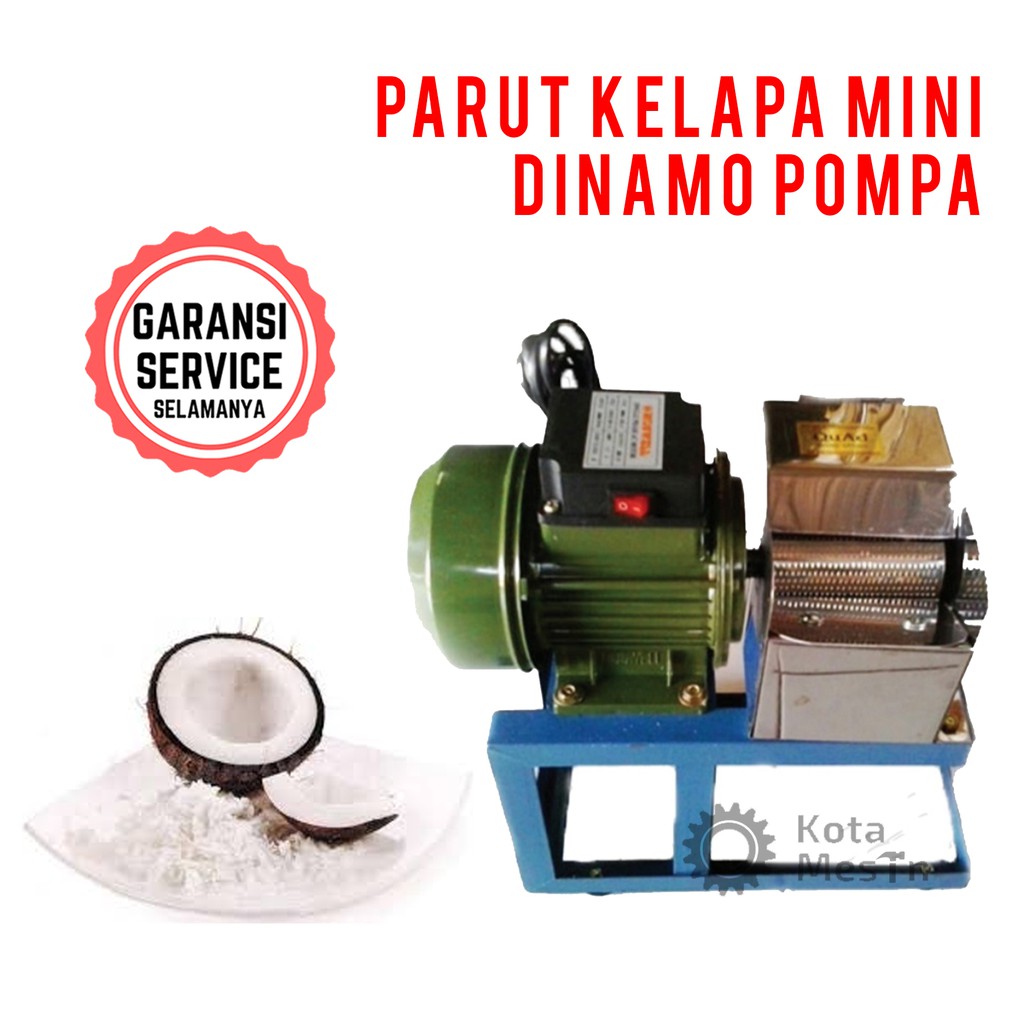 PARUT KELAPA LISTRIK MINI DINAMO POMPA