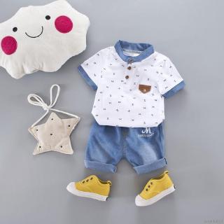 Set 2Pcs Baju Atasan Lengan Pendek Gambar Kartun Celana Set 2Pcs Baju Atasan Lengan Pendek Gambar Kartun Celana
