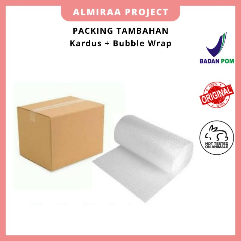 

Packing tambahan agar lebih aman sentosa kardus dan bubble wrap