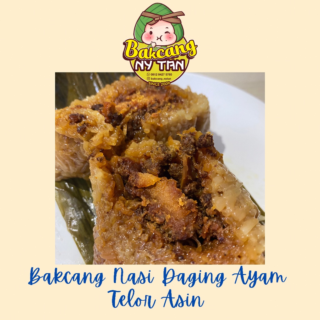 

Bakcang Nasi / Ketan Ayam Telor Asin